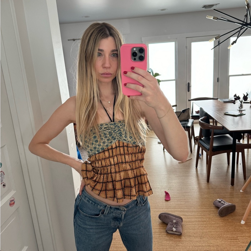 Ciao Lucia halter amalia top in tile color way. Size small. No signs of wear
